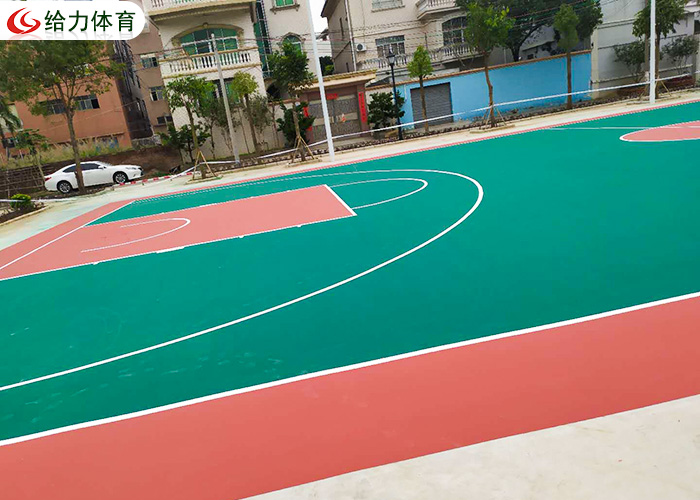 彩色籃球場造價