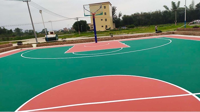 彩色籃球場造價