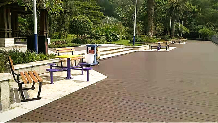 深圳福田公園健身器材騎馬機的三種健身法