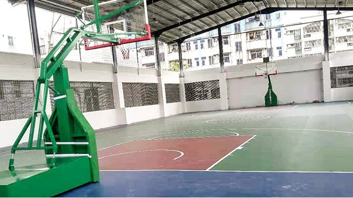 移動籃球架安裝